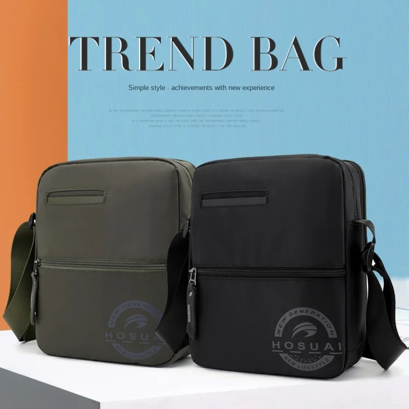 

Fashion All-match Waterproof Messenger Bag Street Trend Men's Bag Travel Sports Small Bag Men and Women Shoulder Messenger Bag