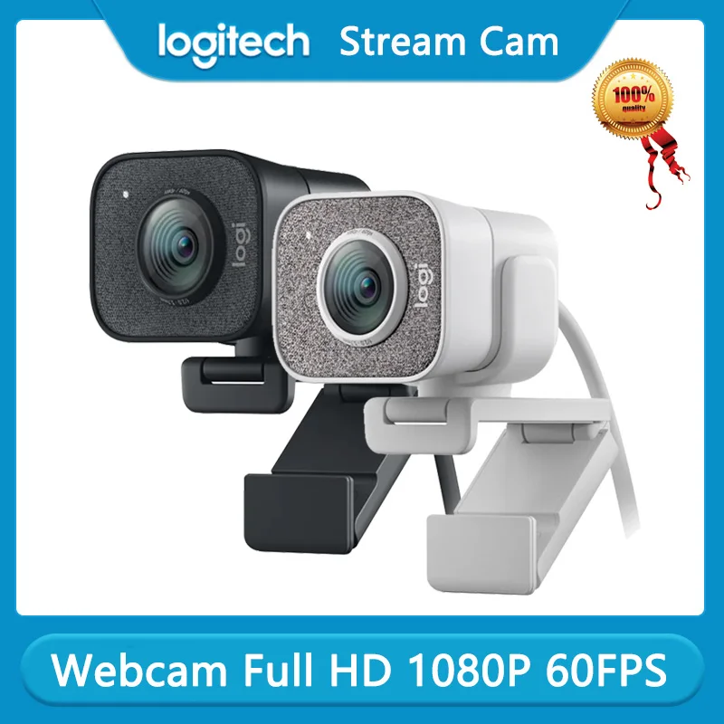 Original Logitech StreamCam Webcam Professional USB Full HD 1080P / 60fps Autofocus Built-in Microphone Web Camera