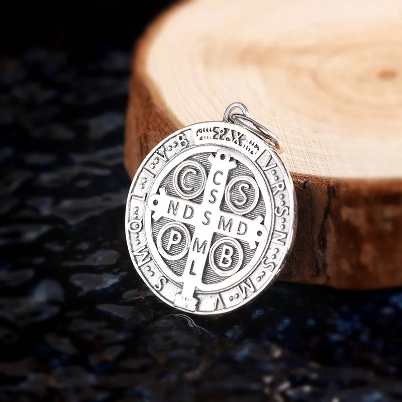 S925 Silver Personality Thai Silver Seiko Men's Old Jesus Pendant