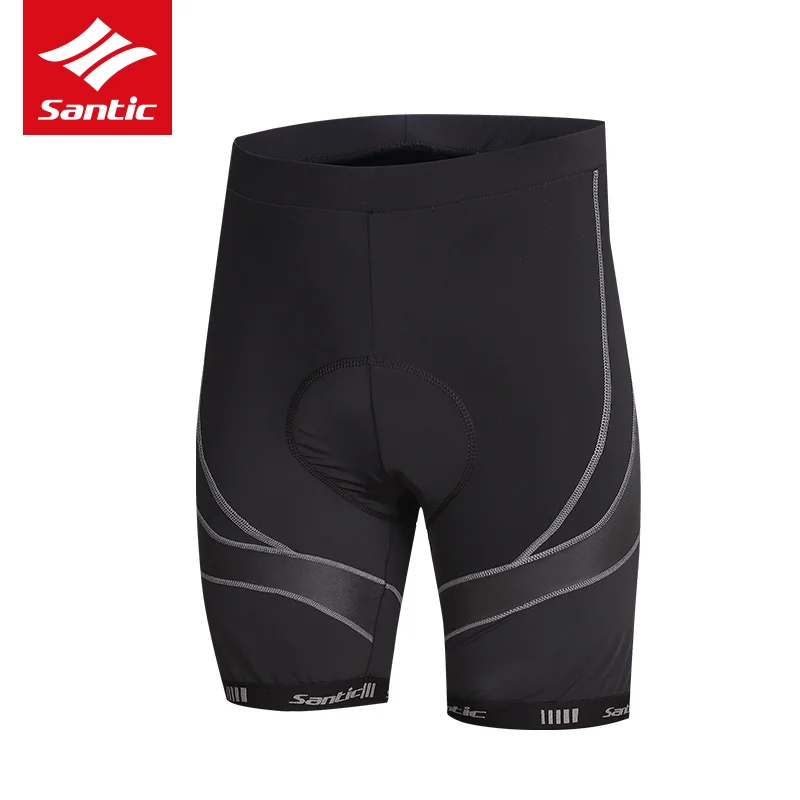 

Santic Cycling Shorts Ride Shorts 4D Pad Shockproof Men's MTB Cycling Sports Outdoor Reflective Non-slip