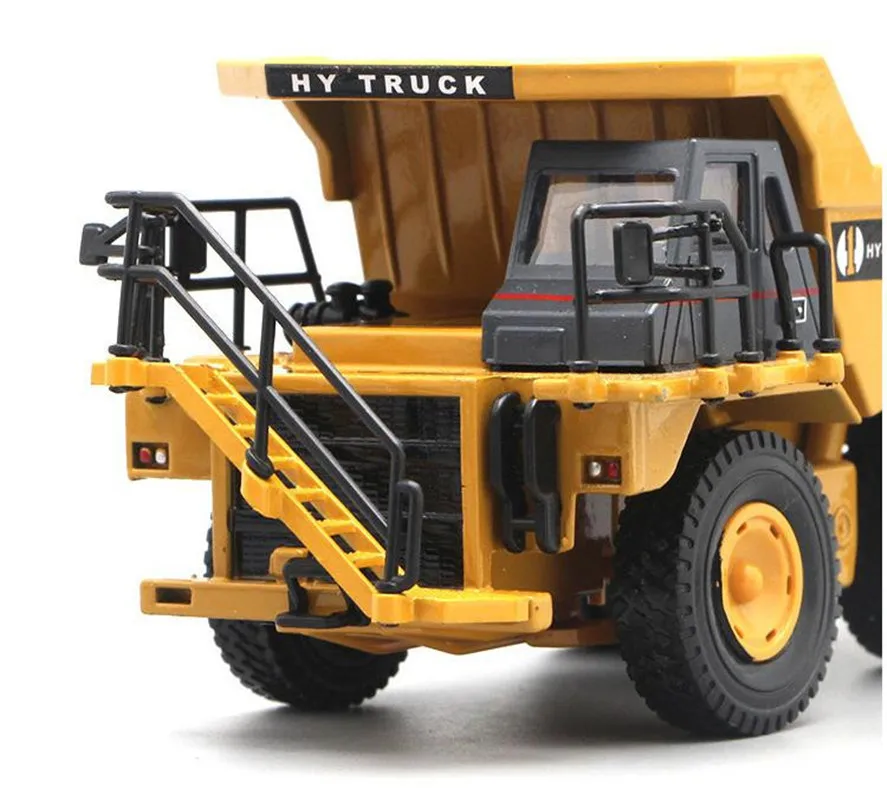 Exquisite truck, 1:50 mine transport alloy model,metal engineering sliding toy,simulation children\'s gift,free shipping