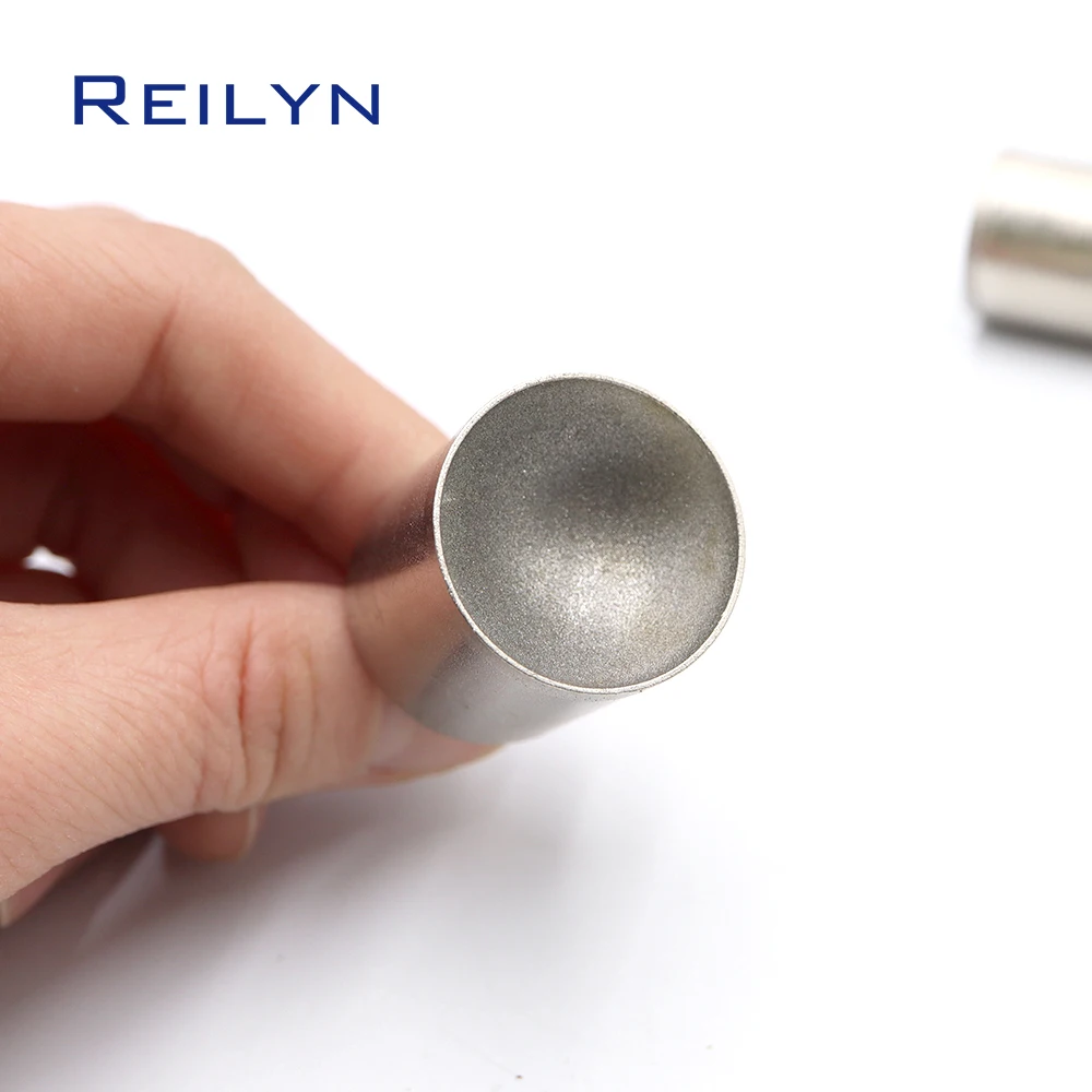 Reilyn Diamond Burr Bead Tool  Tound Shaping Grinding Head 320# 5mm-25mm Polishing Head for Stone Shaping and Spherical Grinding