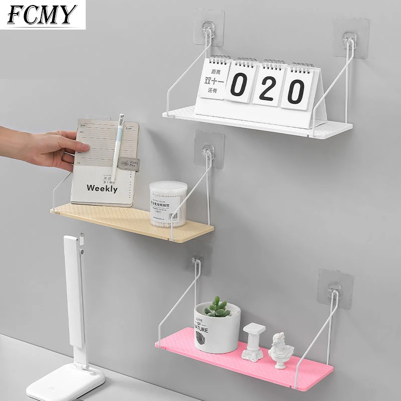 1-Layer Ijzer Opknoping Mand Organizer Muur Opknoping Opslag Rek Sleutel Haken Keuken Studentenflat Display Rack Manden