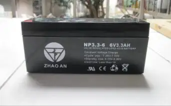 6V 3.3AH lead acid battery valve regulated rechargeable battery replce 6v 3.2ah vrla