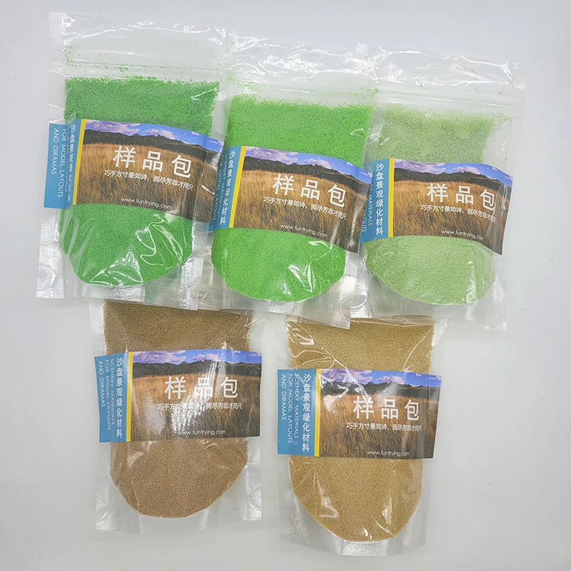 50g 0.5-1.0mm Model Grass Powder Miniature Architectural Tree Powder For Diorama Garden Making Material Ground Sponge Material