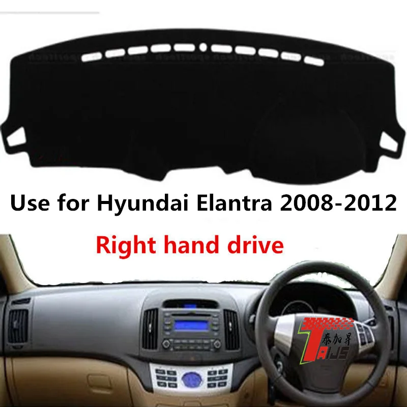 

TAIJS Factory Fashion Sport Polyester Fibre Car Dashboard Mat For Hyundai Elantra 2008-2012 Right hand drive