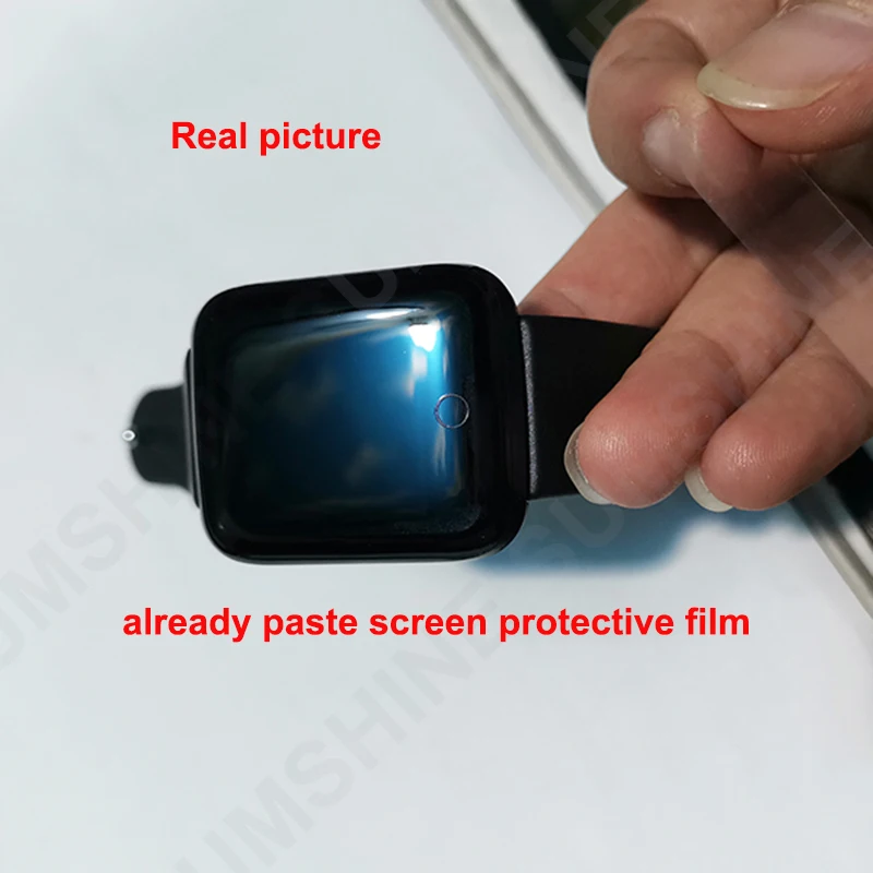 Oryginalny pasek do zegarka D20 Y68 wymiana zegarka TPU pasek na rękę Y68 folia ochronna na ekran trwały pas taśmowy