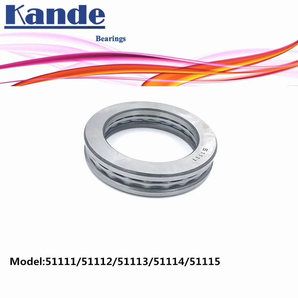 Kande 51111 51112 51113 51114 51115  8111 8112 8113 1pc 60x85x17 ABEC-1 bearing  Flat Thrust Ball Bearing  Axial thrust bearing