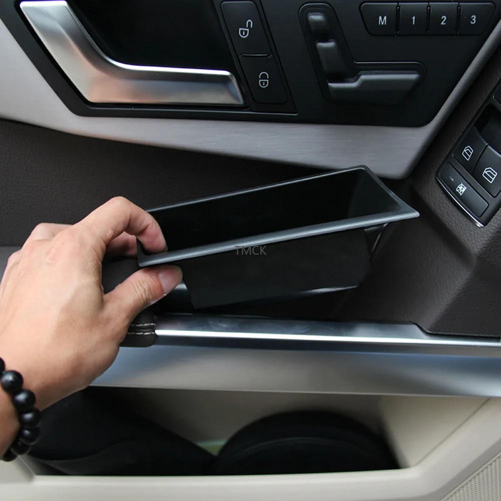 For Mercedes Benz GLK Class X204 GLK200 220 250 260 300 2008-2015 Car Front+Rear Door Armrest Storage Box Organizer Tray Holder
