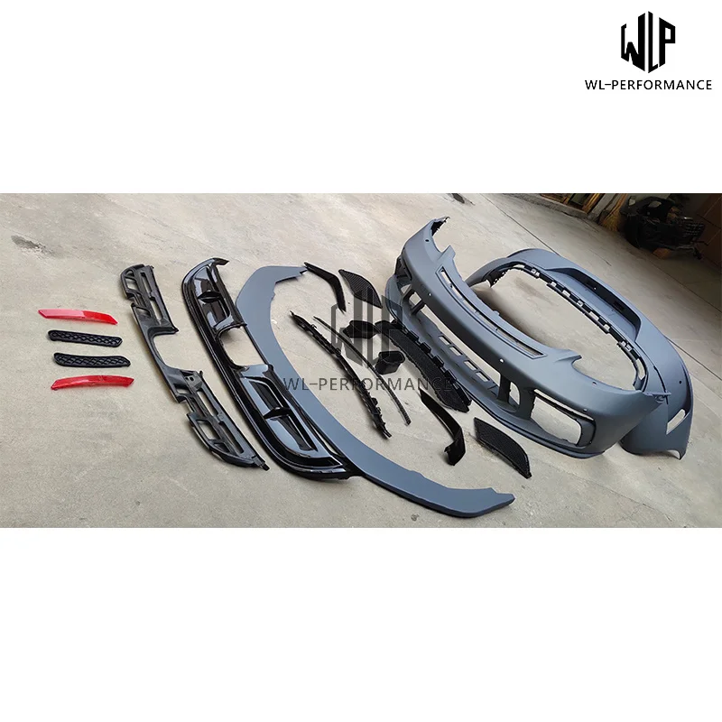 High Quality Pp Unpanited Car Body Kit Gt3 Style Front Bumper Rear Bumper for Porsche 718 Cayman Gt3 Style Car Styling