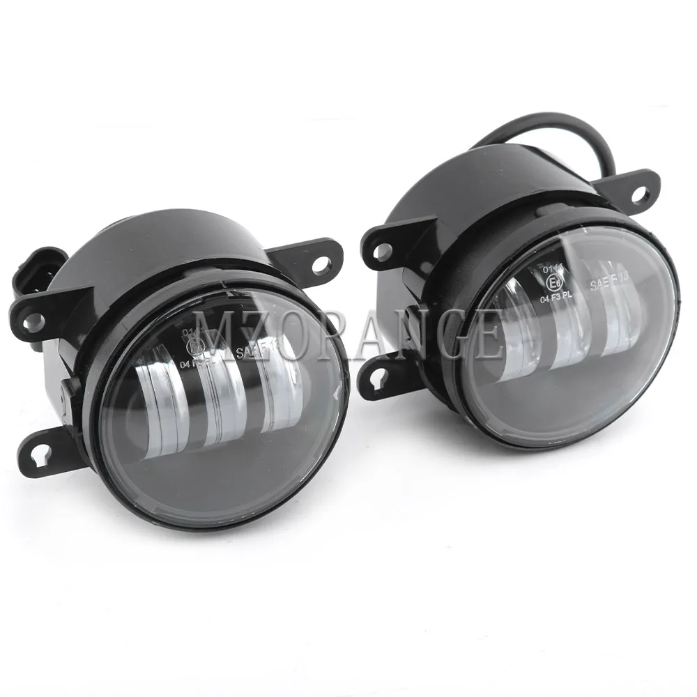 1 Pair LED Fog Lights for Renault Duster Megane 2 3 Kangoo Fluence Thalia Logan Sandero 1 Clio Headlight DRL Accessories 12V