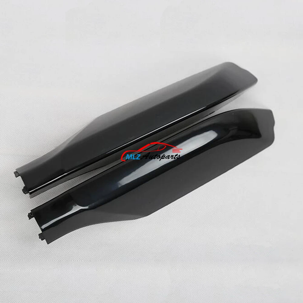 4PCS Black & Silver ABS Car Roof Rack Bar Rail End Protection Cover Shell For Toyota LC Prado Fj150 2010 2011 2012 2013-2016