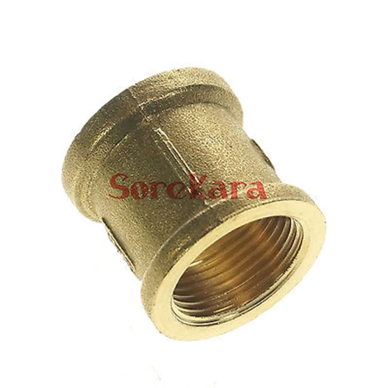 

1.1/2" BSP Female Thread Brass Pipe Fittings Round Nut Rod Connector Coupling