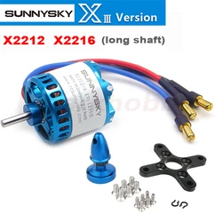 Sunnysky X2212-III X2216-III 2212 2216 950/1250/1400KV długi wał 3-4S Lipo bezszczotkowy silnik RC stałe skrzydło Quadcopter Mulicipter