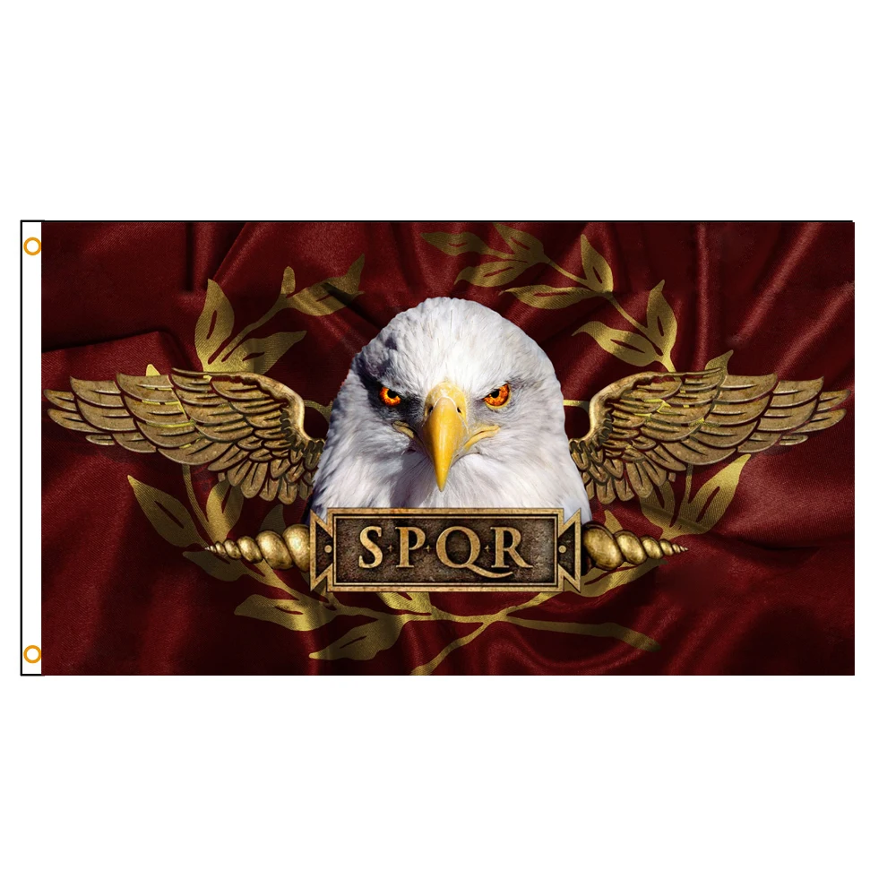 90x150cm Roman Empire Senate People Of Rome Eagle SPQR Flag