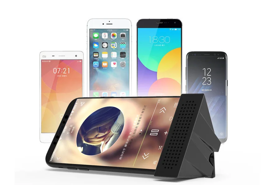 NEW Portable Mini ABS Desk Phone Holder With Sound Amplification Function Creatived Fidelity Sound Amplifier Phone Stand Bracket