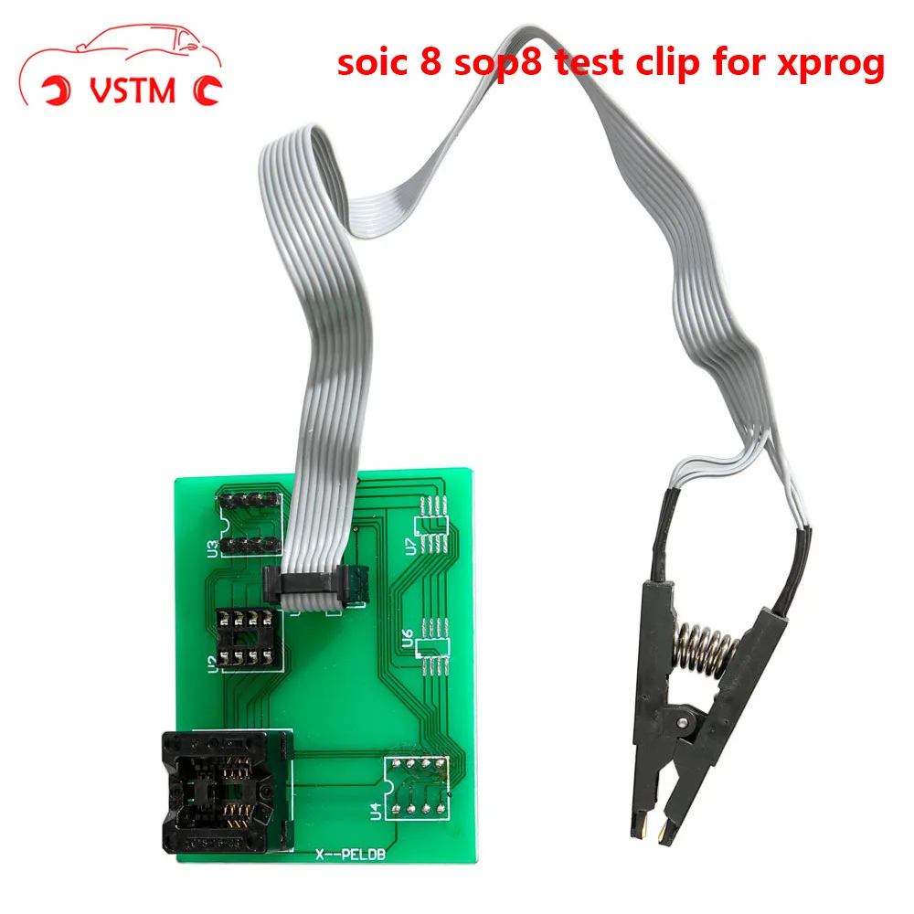 

XPROG Eeprom board UPA USB v1.3 programmer upa usb adapter with soic 8 sop8 test clip for xprog V5.60/V5.70/V5.74/V5.84/UPA