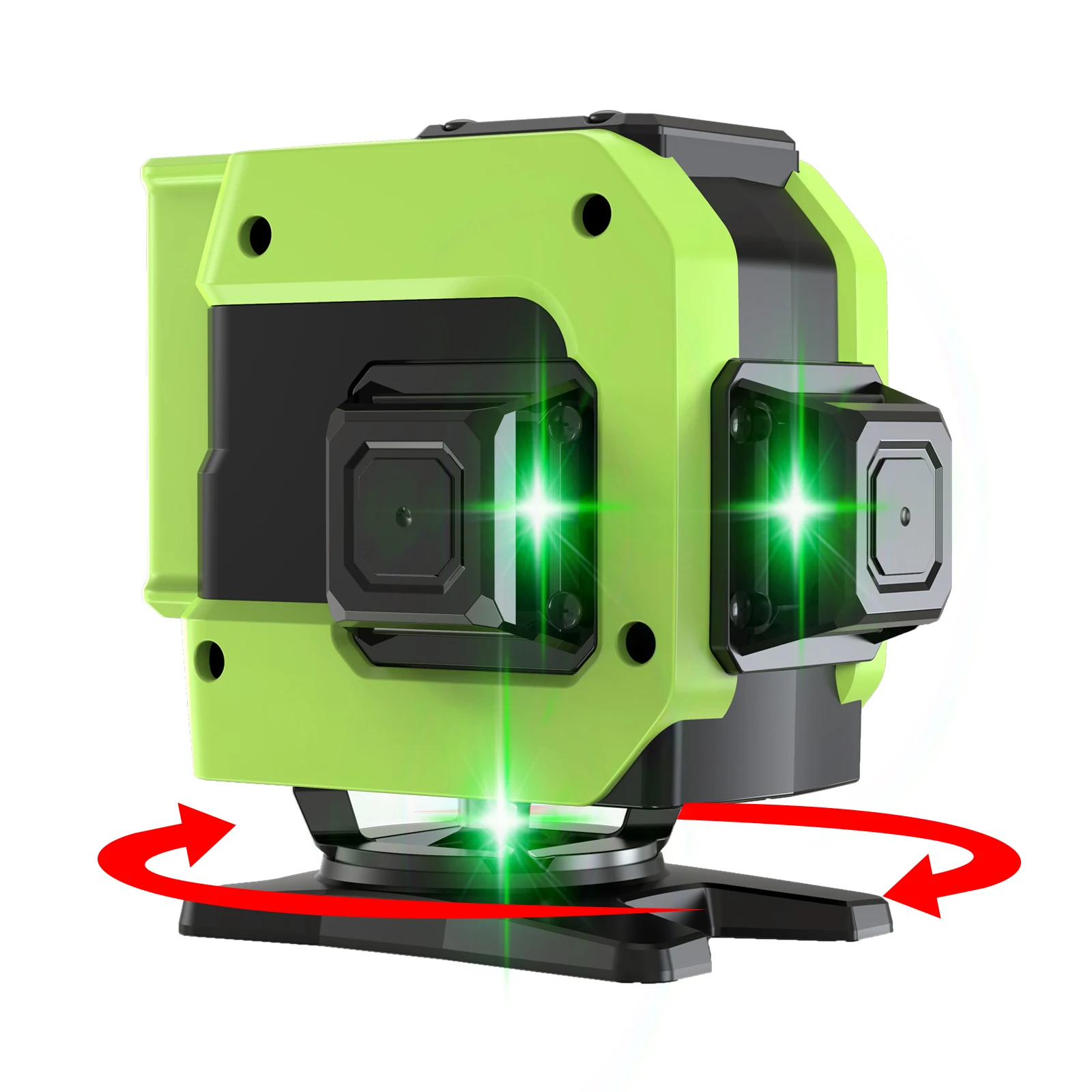 3D 12 Lines Green Beam 360 Degree Cross Line Self Leveling Automatic  Laser Level