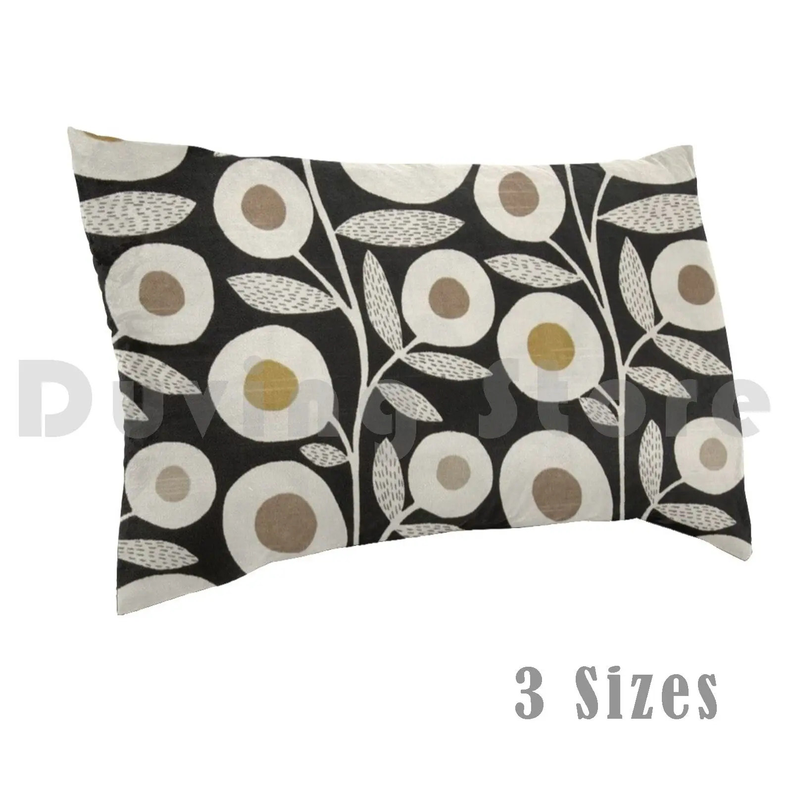 Scandinavian Floral Design , Orla Kiely Pillow Case DIY 50*70 Floral Hiking Explore Color Blue