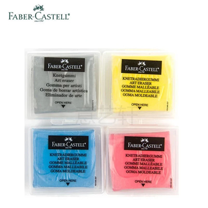 Faber-Castell Plasticity Rubber 127220 Soft Eraser For Art Pianting Design Sketch Plasticine Stationery 1Pcs