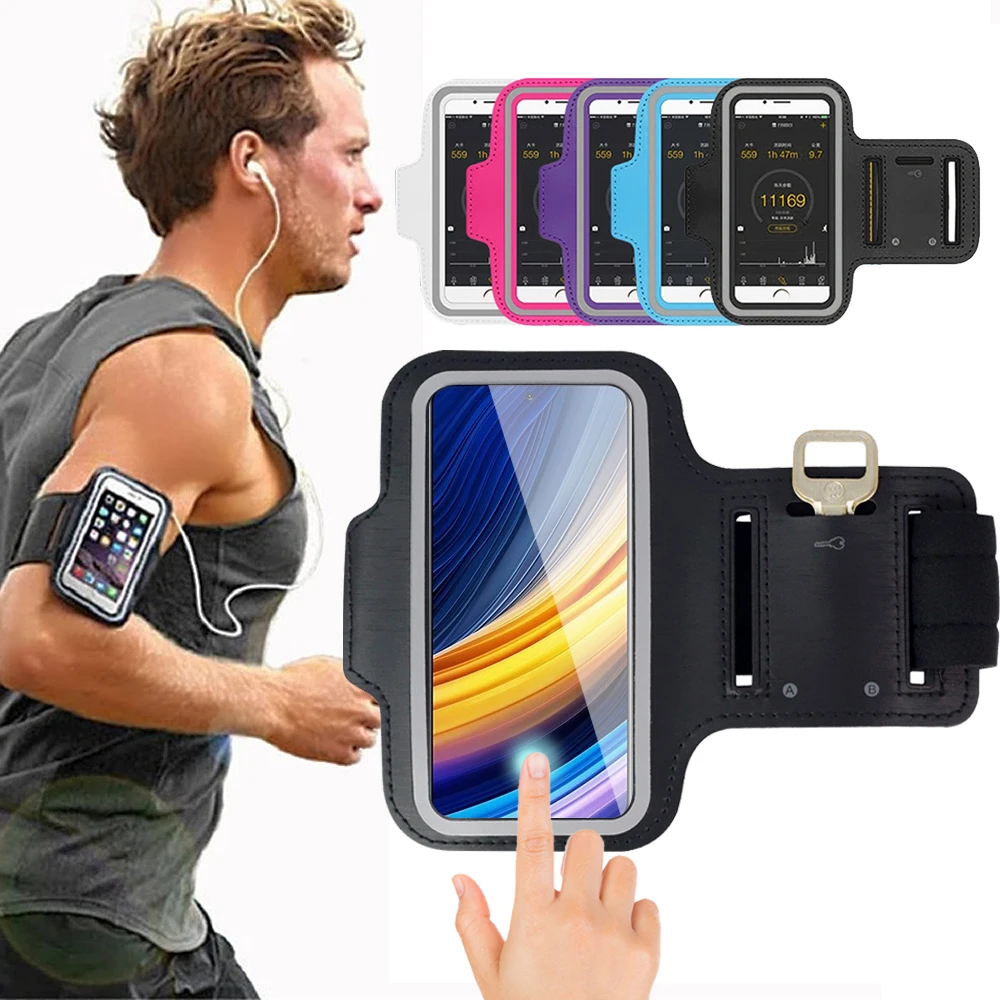 

Sports Running Hand ArmBand for Pocophone F1 F3 X3 Pro Phone Case for Poco X3 NFC M3 F2 Pro Cover Armband for Poco F3 Fundas