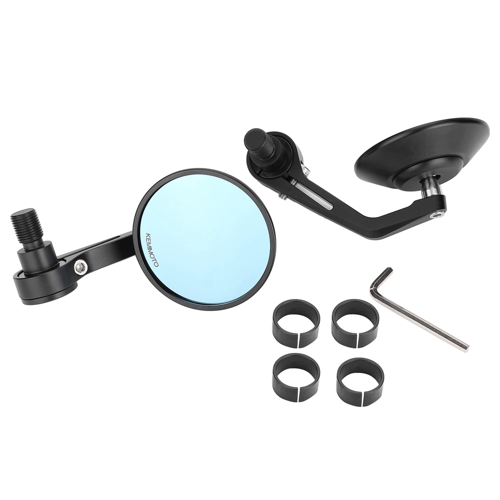 Motorcycle Bar End Mirrors CNC Rearview Mirror Handlebar For Yamaha TMAX MT-07 MT-09 MT10 FZ1/FZS1000 FZ6 FZ6R XJ6