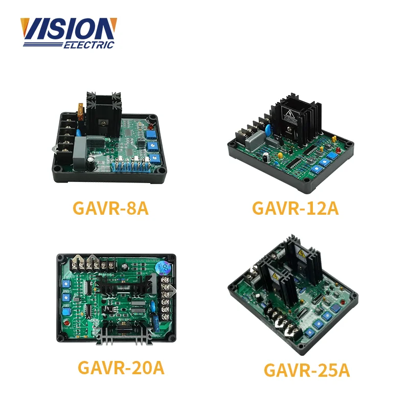 GAVR8A GAVR 12A GAVR-25A GAVR-20A Universal Brushless Automatic Voltage Regulator AVR for Genset Spare Parts