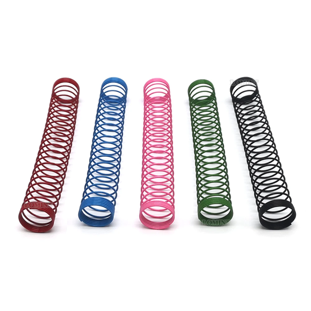 نوابض ملونة متعددة الأغراض لخرطوم السيليكون الشيشة عالي المرونة ملحقات الأجهزة المنزلية 17.5 مللي متر القطر الداخلي #5