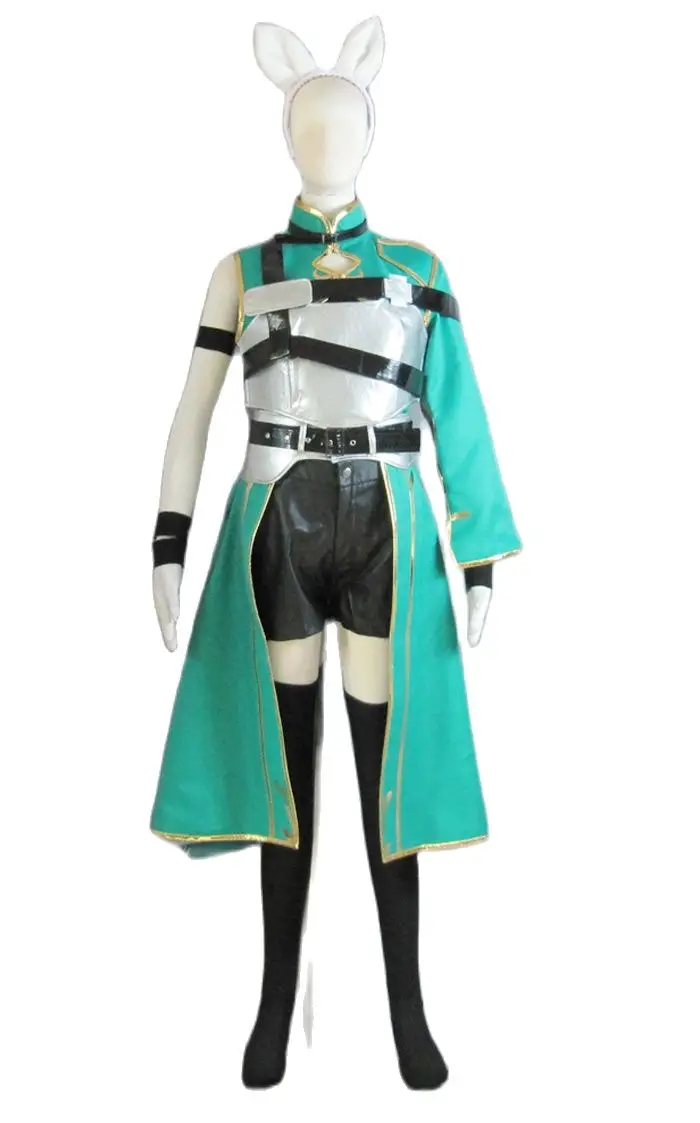 Unisex Anime Cos Asada Shino Sinon Cosplay Costume Custom Size