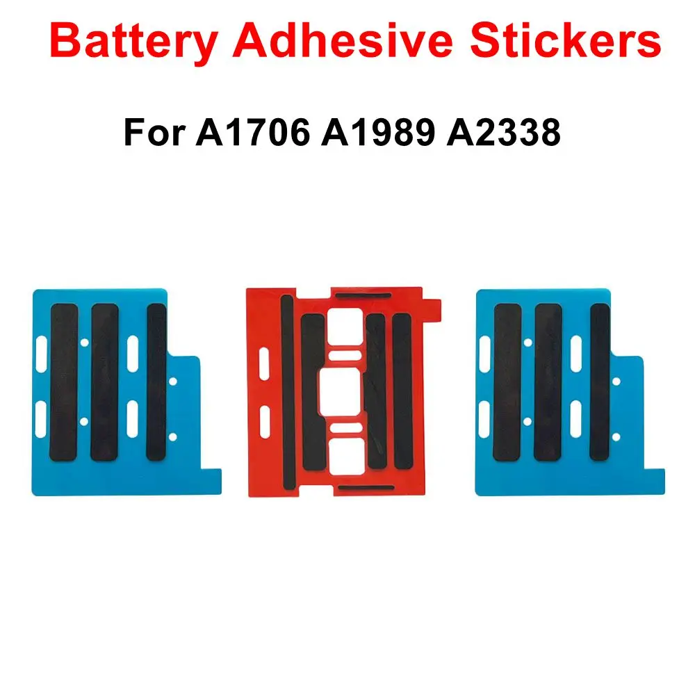 New Battery Adhesive Stripes Stickers Set For Macbook Pro Retina A1706 A1707 A1708 A1989 A1990 A2141 A2159 A2338 2016-2020 Year