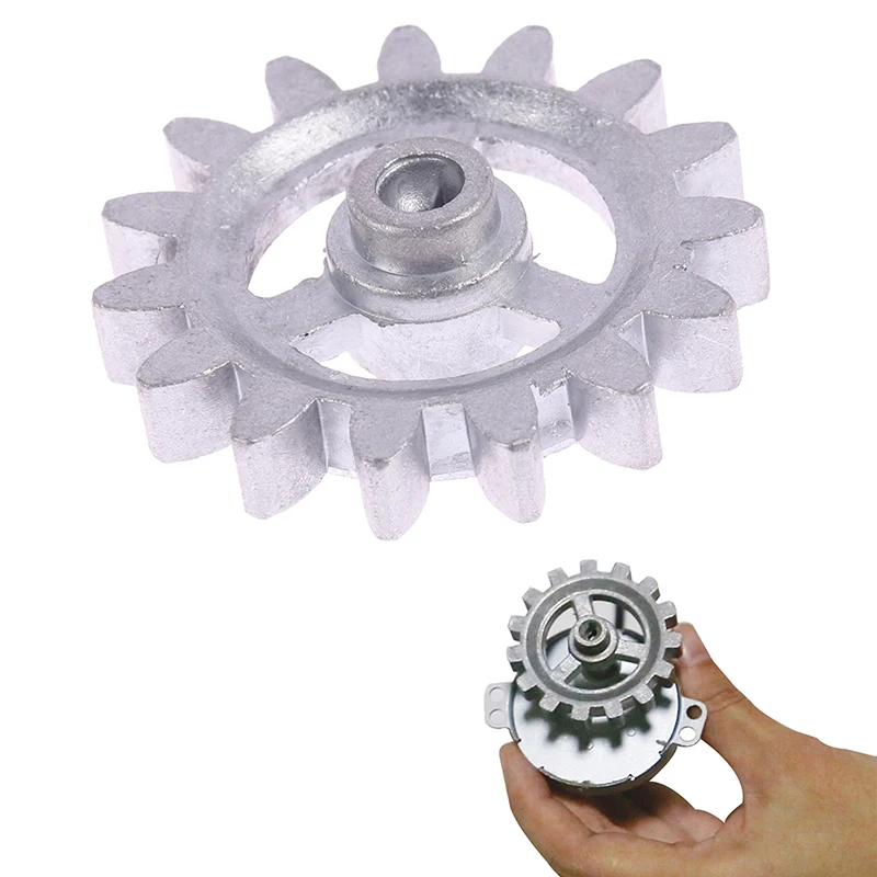 

Hot Sale Durable Gear Heat Resistant Accessories Barbecue Frame Gear DIY Parts Automatic Revolving Mini Hardware Wheel Aluminum