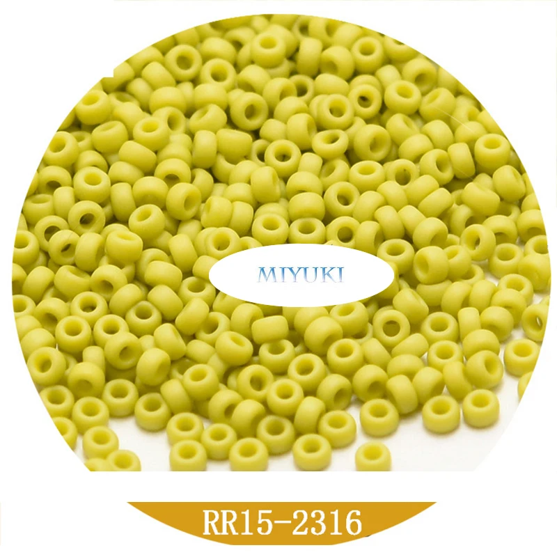 Japan Miyuki Imported Glass Seed Beads 1.5mm Matte Series Rr15/0 Round Beads 5G