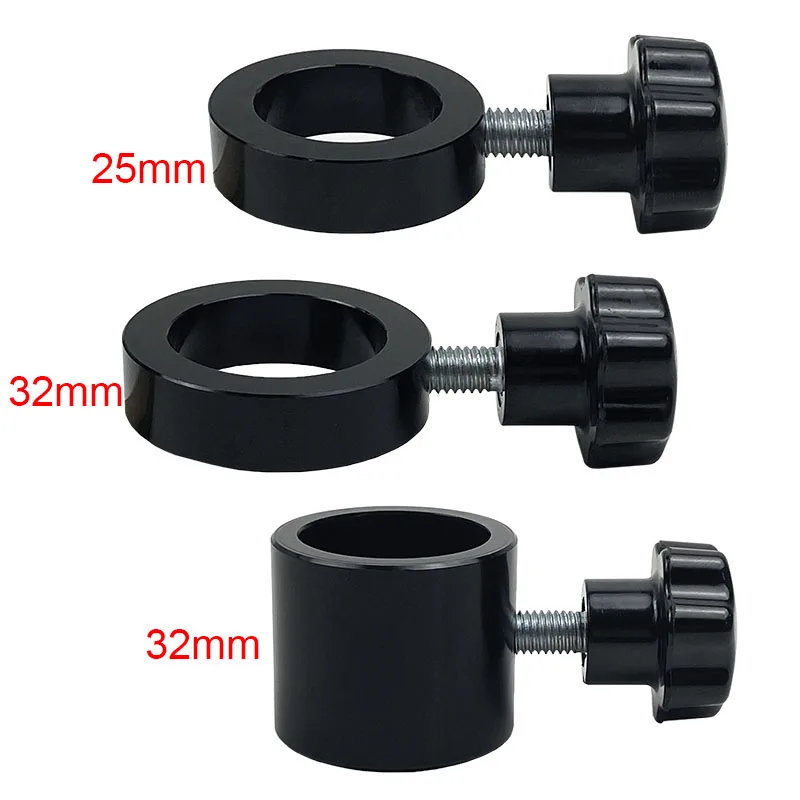 efix 32mm / 25mm Industry Stereo Microscope Limit Fix Position Ring Holder Metal Column Pillar Bar Adapter with Screw