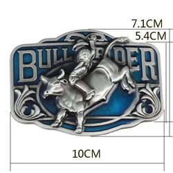 Western Cowboy Series Bullfighting Belt Buckle