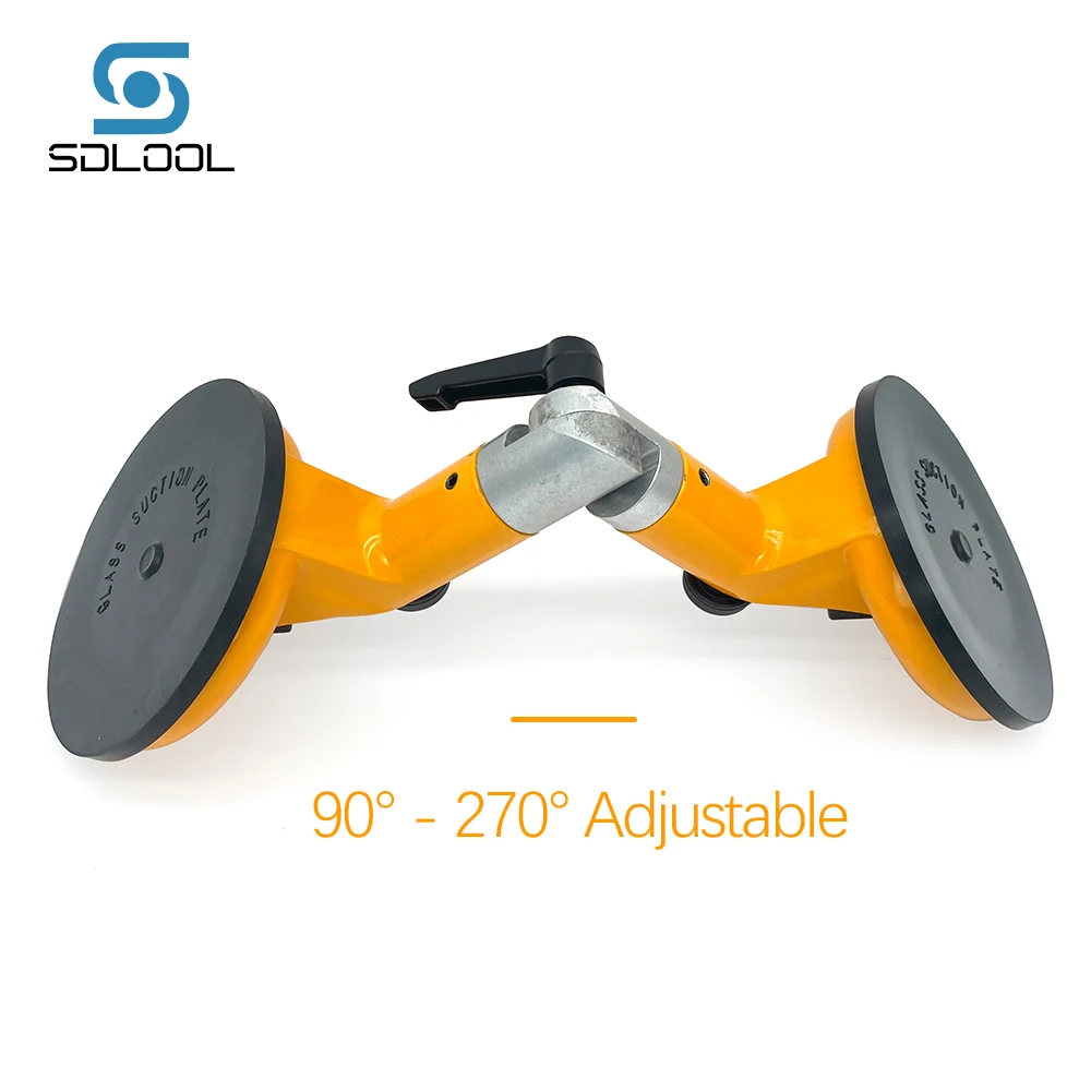 Flexible Glass Splicing Fixer Suction Cup Adjustable Seam Jointing Tool for Marble Granite Glass Tiles