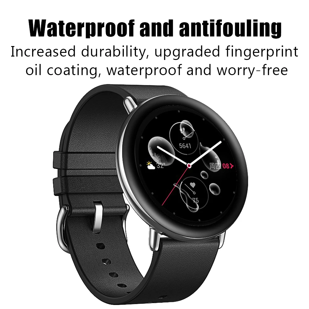 3D Soft Fibre Glass Protective Film Cover For Huami Amazfit Zepp E A1935 A1957 Smart Watch Full Screen Protector Accessories