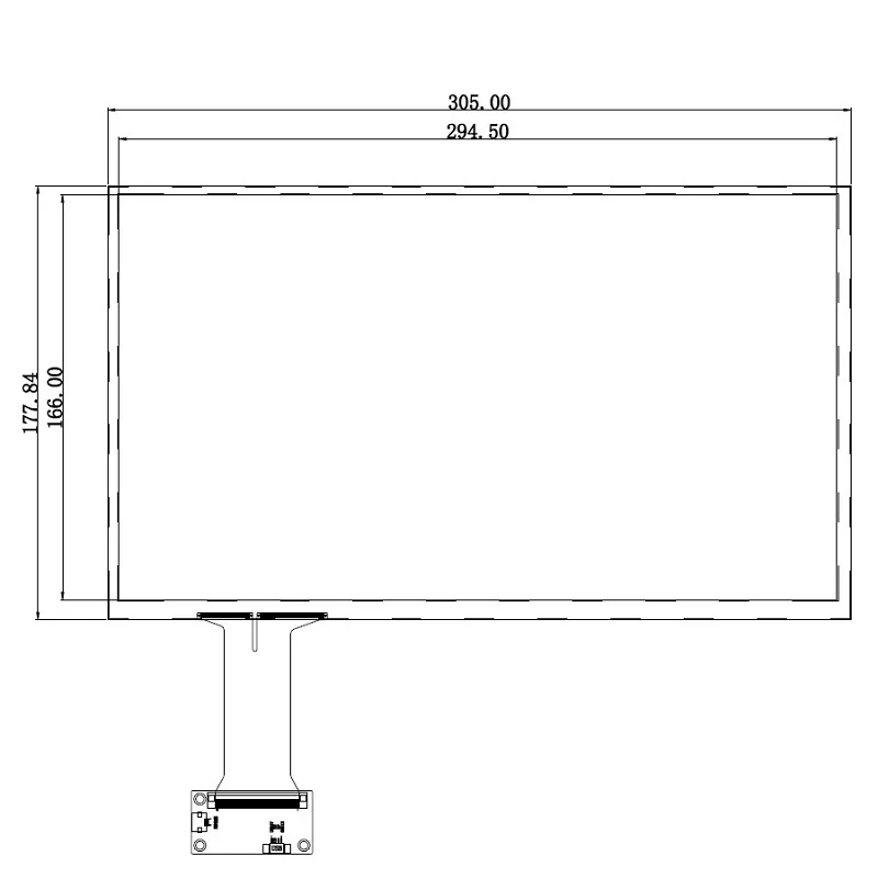 Capacitive touch screen 13.3-inch capacitive touch screen Windows Android LINUX UBUNTU Universal USB plug and play