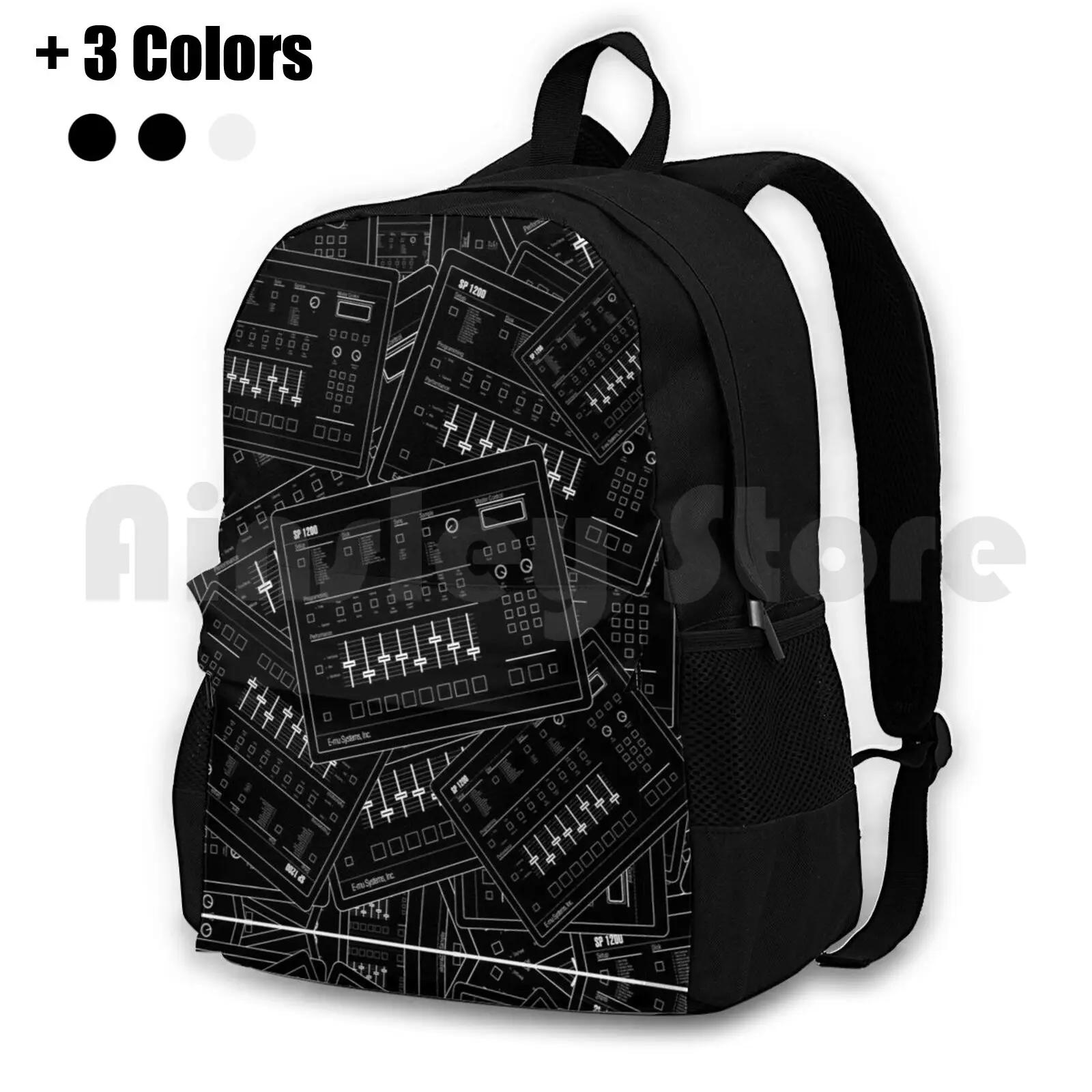 Hiphop Classics : Sp1200 Outdoor Hiking Backpack Waterproof Camping Travel Hiphop Rap Hip Hop Trap Mpc Sp1200 Sampler