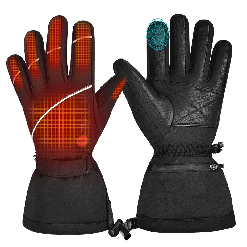 

Winter Hand Warmer Heated Gloves Outdoor Thermal Electric Warm Waterproof Battery Powered For Motorcycle Hunting Skiing Gloves