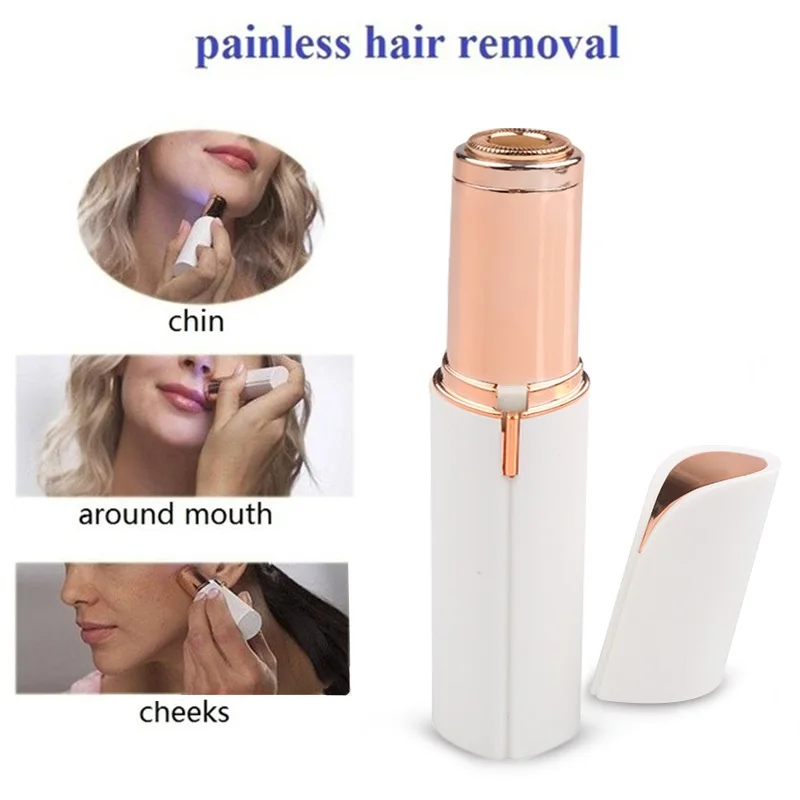 2022 Epilator Face Hair Removal Lipstick Shaver Electric Eyebrow Trimmer Women's Hair Remover Mini Shaver epilator for women