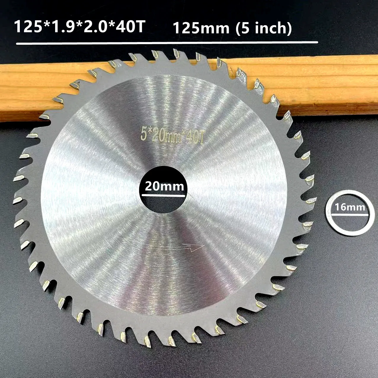 1pcs 4\'\' 5\'\' 6\'\' 7\'\' 110/125/150/180mm Wood Circular Saw Blade 30T/40T/50T/60T/80T TCT  Wood Cutting Disc Carbide TCT Saw Blade