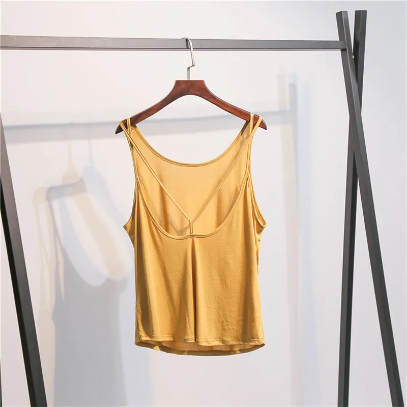 Women Backless Yoga Shirts Fitness T-shirts Sleeveless Vest Quick Dry Loose Sport Tee Female Gym Workout Blouse Running Tank Top