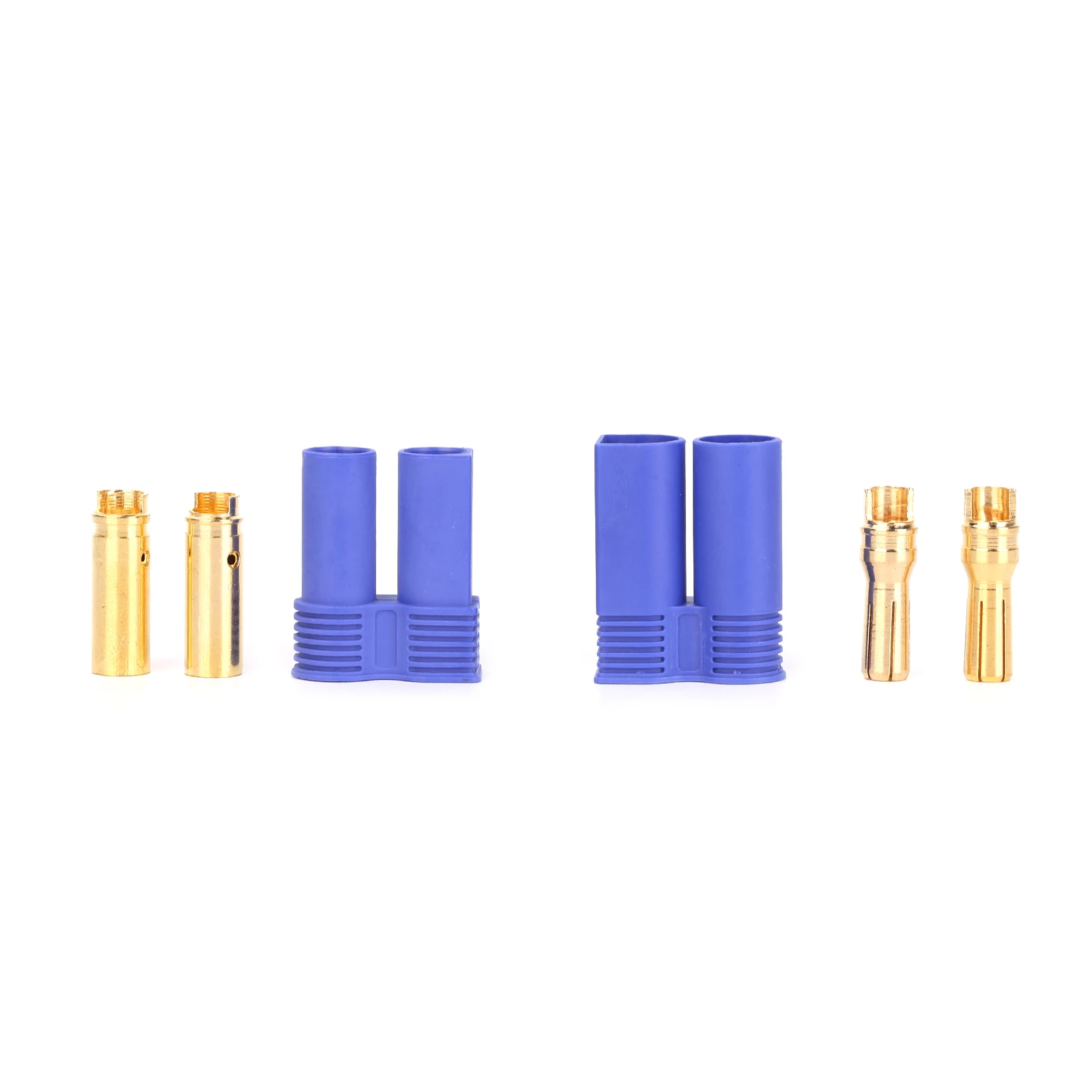 10 Pairs/Lot EC5 -5mm Banana Plug (20 Female And 20 Male) Gold-Plated Copper Connector Plugs For RC Battery Motor Parts