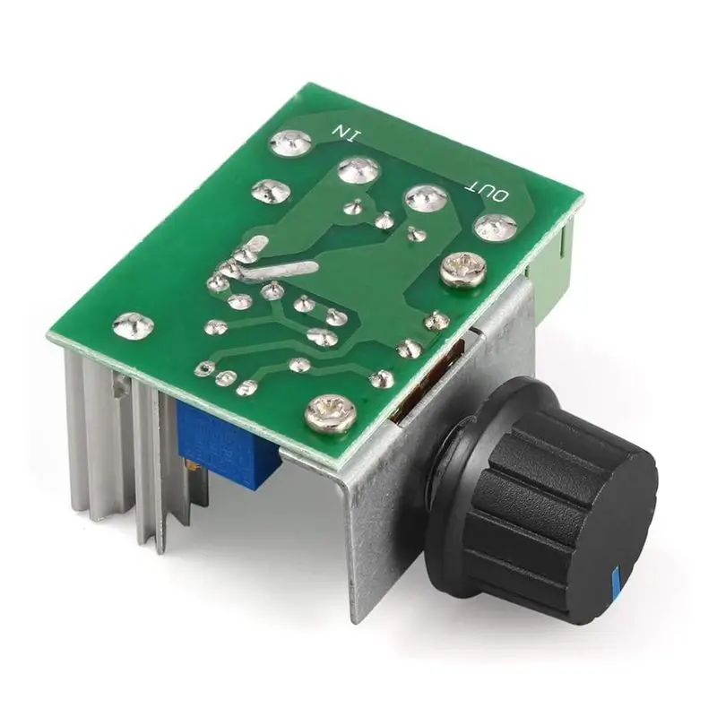 AC 50-220V 2000W 25A Motor Controller SCR High-power Electronic Voltage Regulator Module Motor LED Dimmers