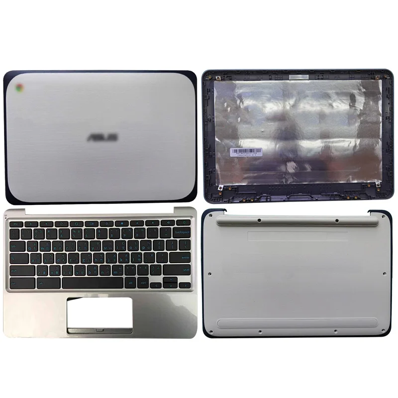

NEW Laptop For Asus Chromebook C202SA Laptop LCD Back Cover/Palmrest/Bottom Case