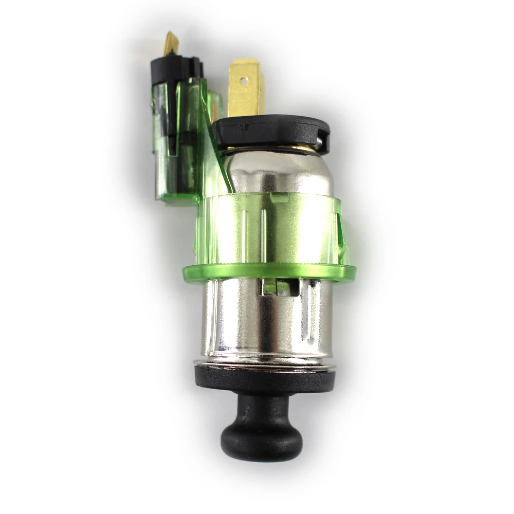 Cigarette Lighter Assembly For Ford Focus Mondeo Fiesta Fusion Car Cigarette Lighter Socket Plug Illuminated 12V 98AG15K047AC