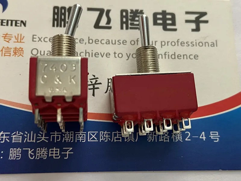 

Оригинальный новый 100% 7403SYZQE кнопочный переключатель 12pin 3 gear кулисный переключатель 2A250V