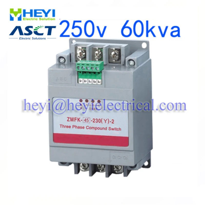 

ZMFK-II Three phase Reactive power compensation regulator with thyristor controll 250v 60kvar Y type connection