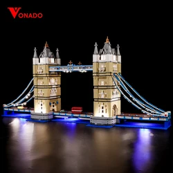 Vonado LED Lighting Kit for 10214 London Bridge Compatible 17004 City  Toys Light Set, Not Included the Building Block