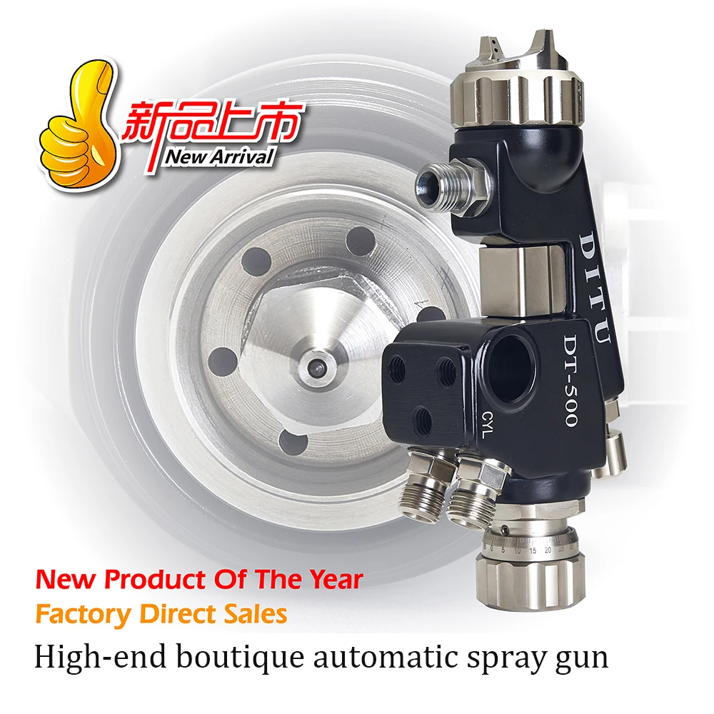 WA-101 Automatic Paint Spray Gun New Best-Selling Spray Tool With Scale And Fine-Tuning Functions 1.5mm Stainless Steel Nozzle